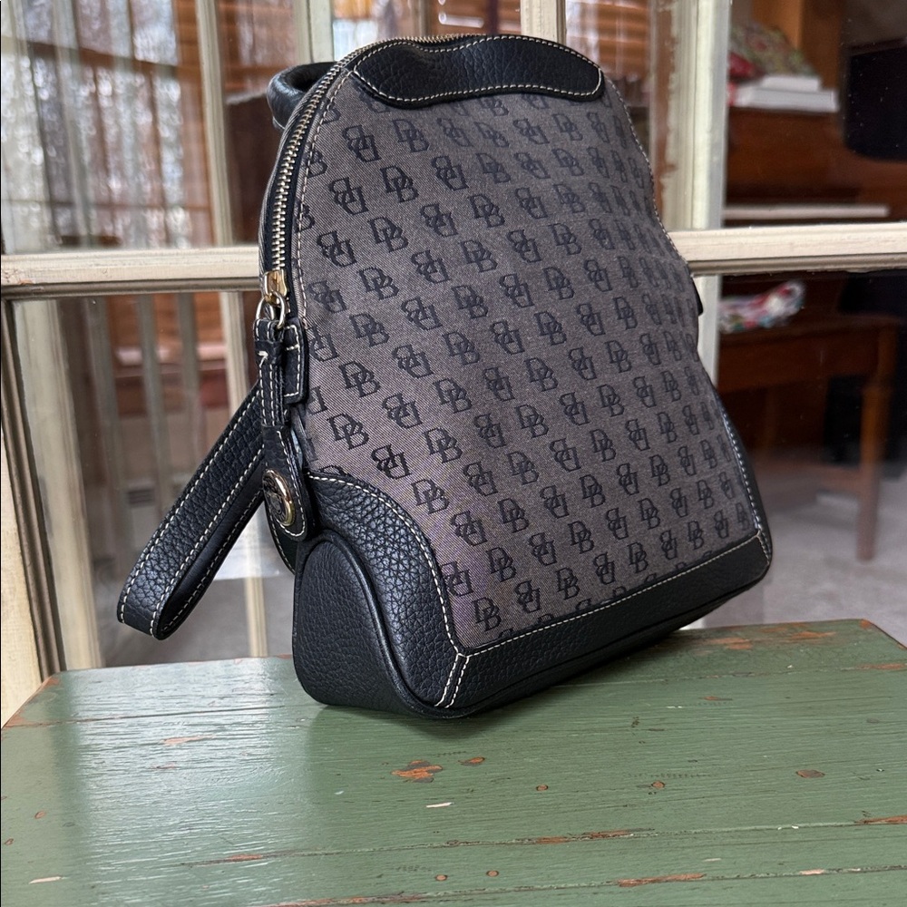 Dooney & Bourke Black and Brown Back Pack